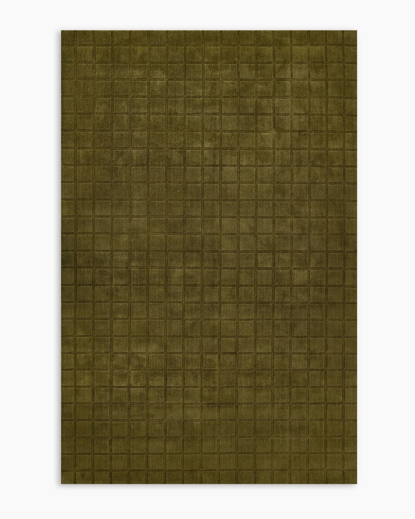 Lennox Hand-Loomed Wool Rug - 5' x 8' / Green