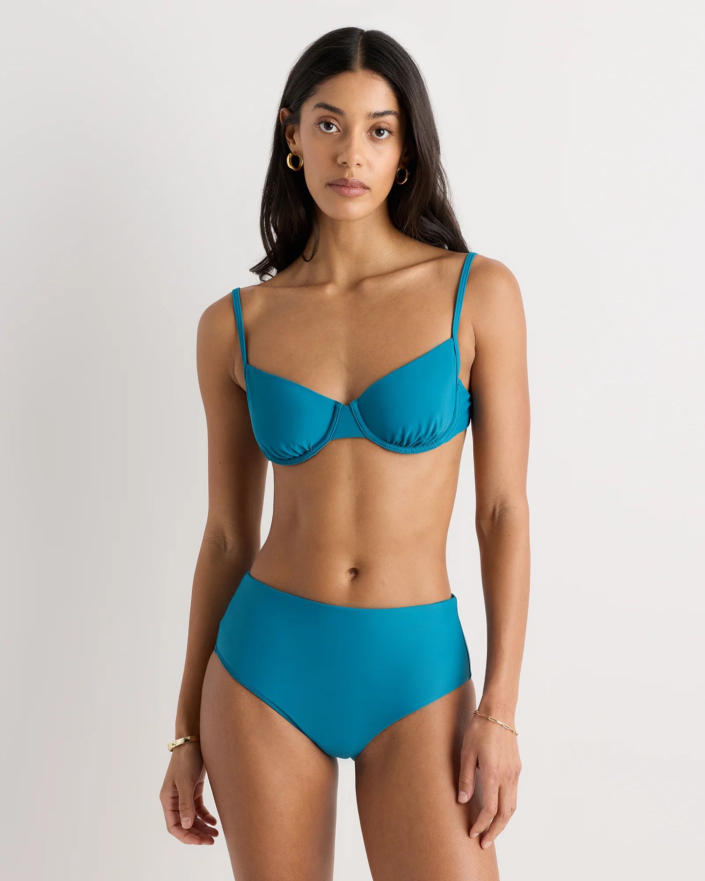 Italian High-Rise Bikini Bottom - XS / Black