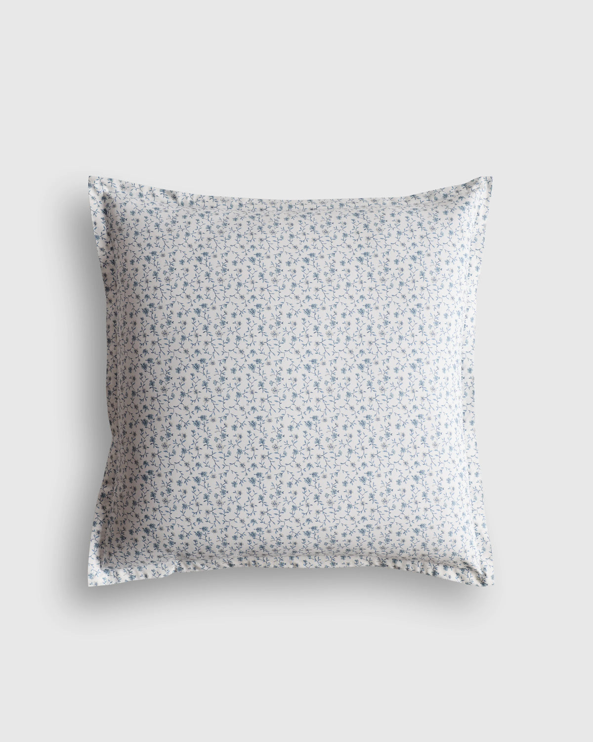 Organic Crisp Percale Euro Sham - Euro / White