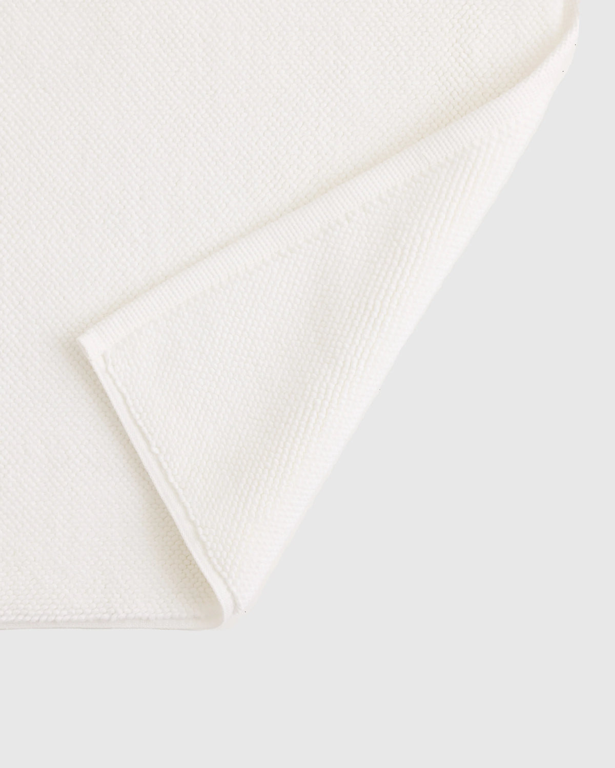 Turkish Cotton Bath Mat Bundle - One Size / White