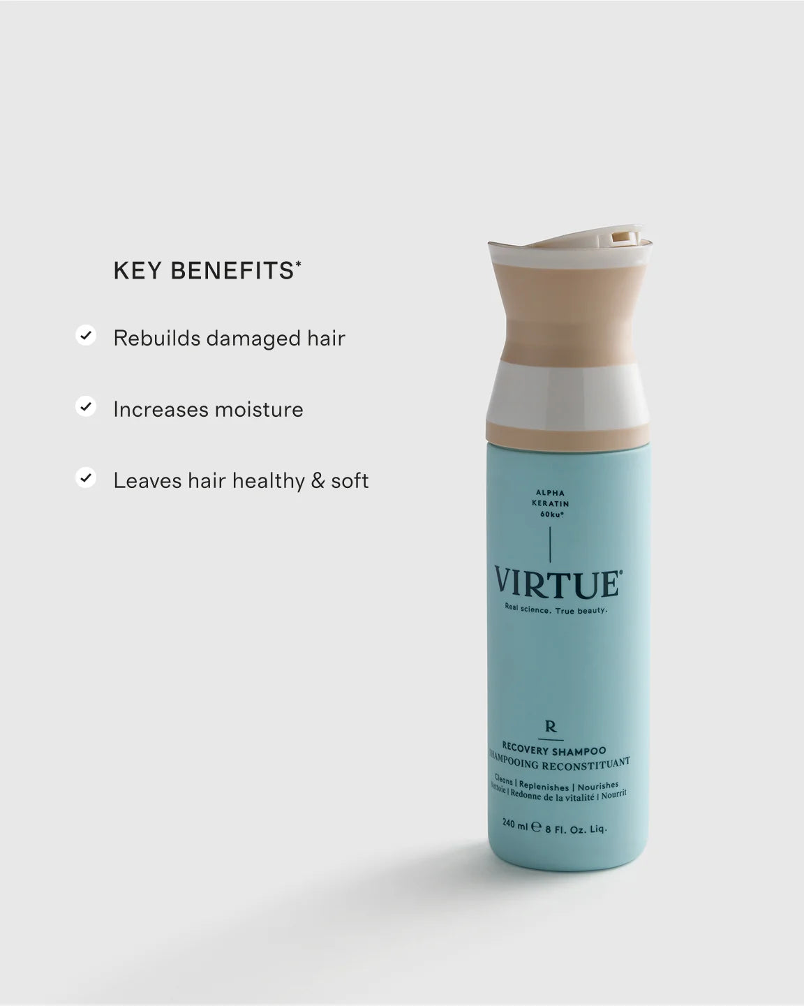 Recovery Shampoo 8 oz by Virtue - One Size / No Color