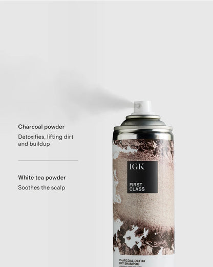 First Class Charcoal Detox Dry Shampoo 6.3 oz by IGK - One Size / No Color