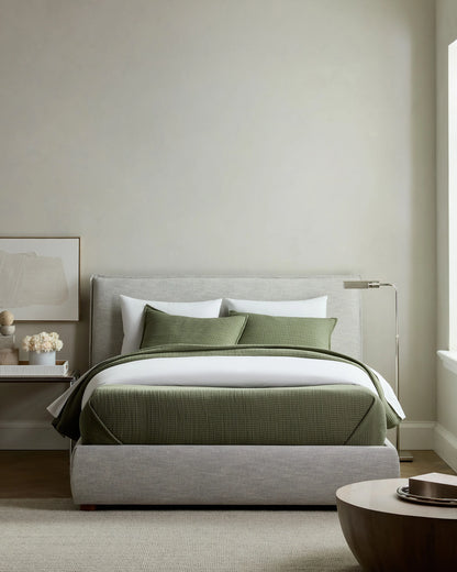 Organic Ribbed Cotton Coverlet - Twin / Toffee