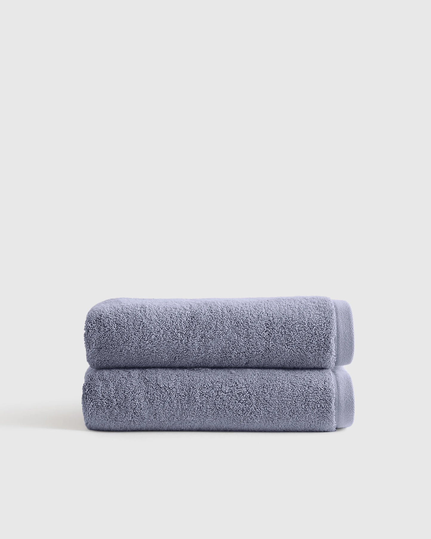 Plush Organic Turkish Cotton Hand Towel (Set of 2) - One Size / White