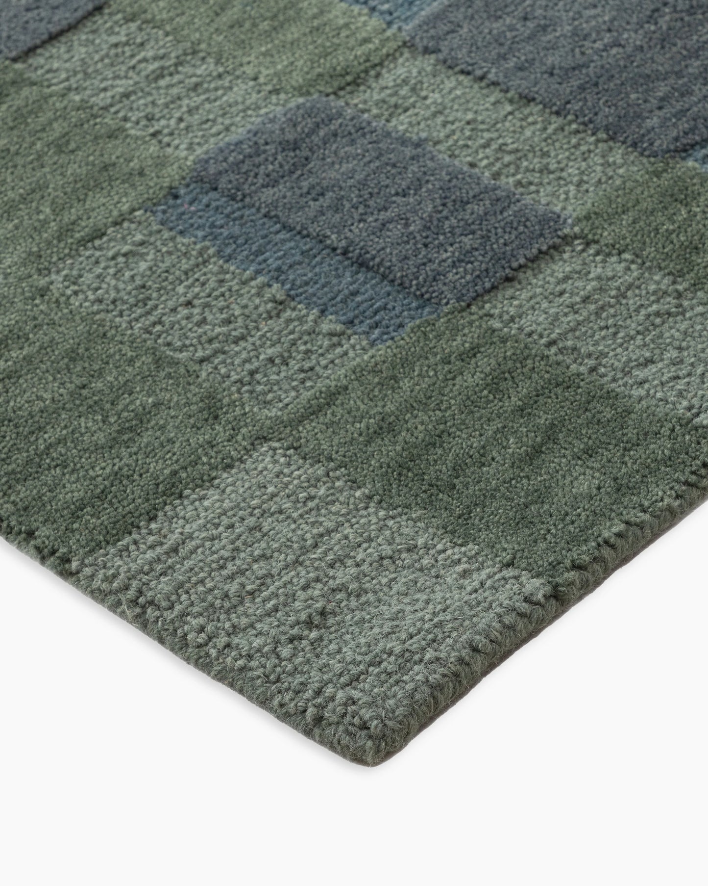 Maddox Wool Rug - 5' x 8' / Green
