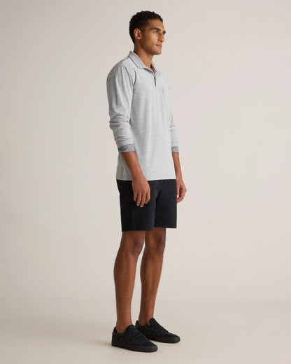 Organic Cotton Classic Stretch Chino Shorts - 7" - 30 / Stone