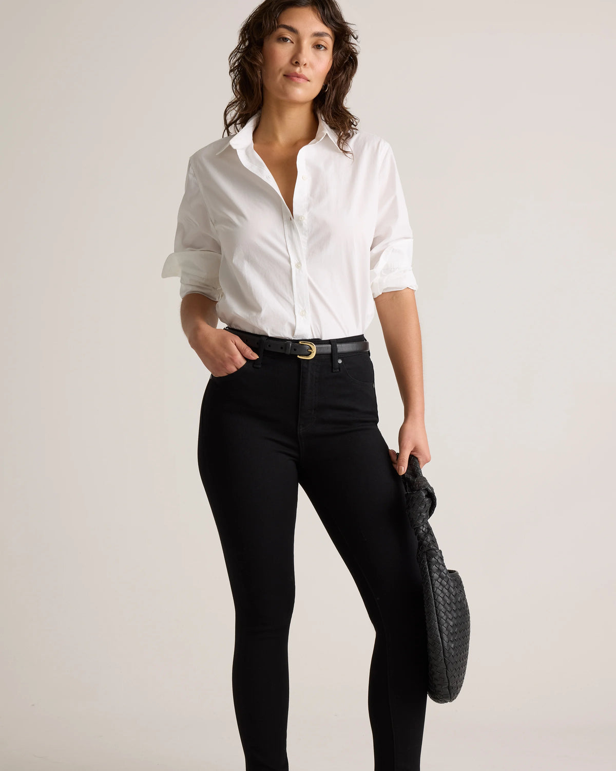 Bella Stretch Skinny Jeans - 24 / Black