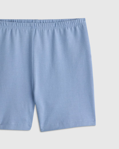 Organic Cotton Cartwheel Shorts - 2T / Bright Blush