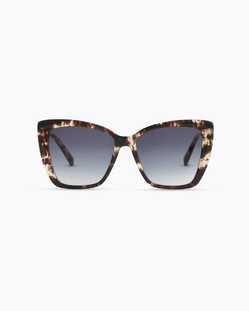 Ishara Polarized Acetate Sunglasses - One Size / Sand Tortoise with Grey Gradient lens