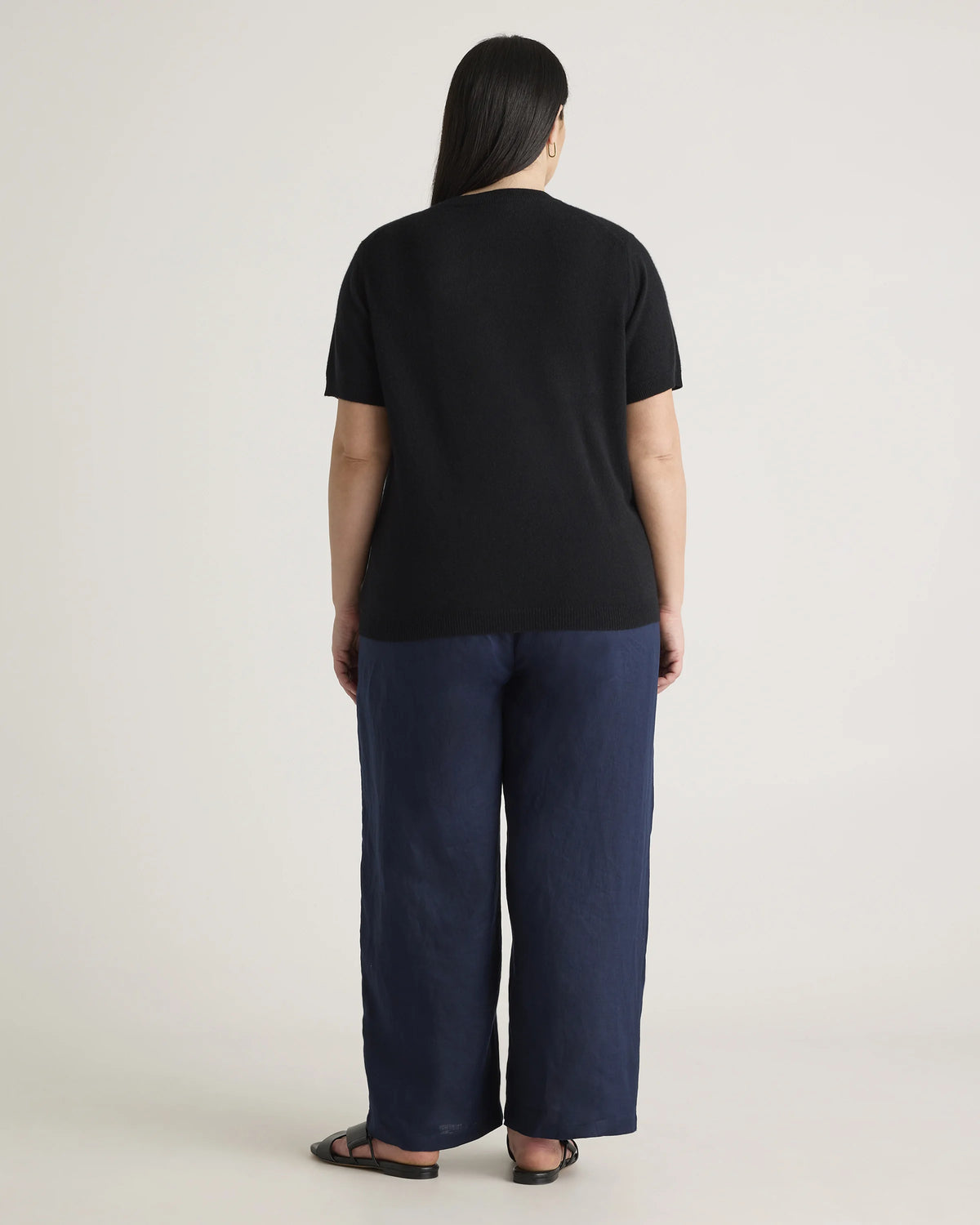 Mongolian Cashmere Tee - 1X / Heather Vintage Pink