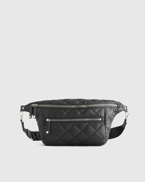 Transit Quilted Sling Bag - One Size / Black