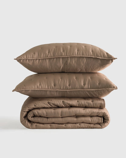 Bamboo Dream Quilt Set - Twin / Sage