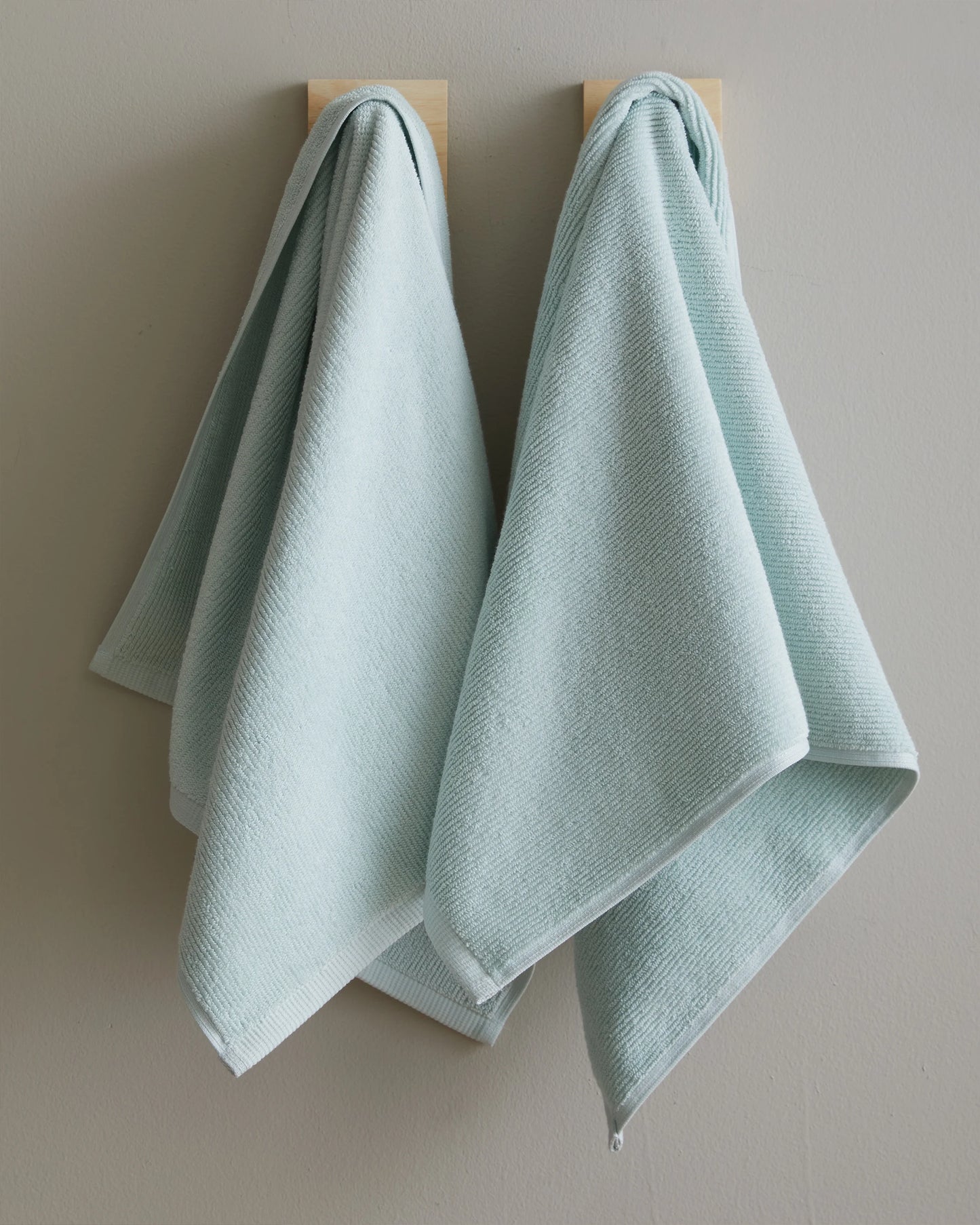 Turkish Ribbed Quick Dry Bath Sheet Bundle - One Size / Mineral