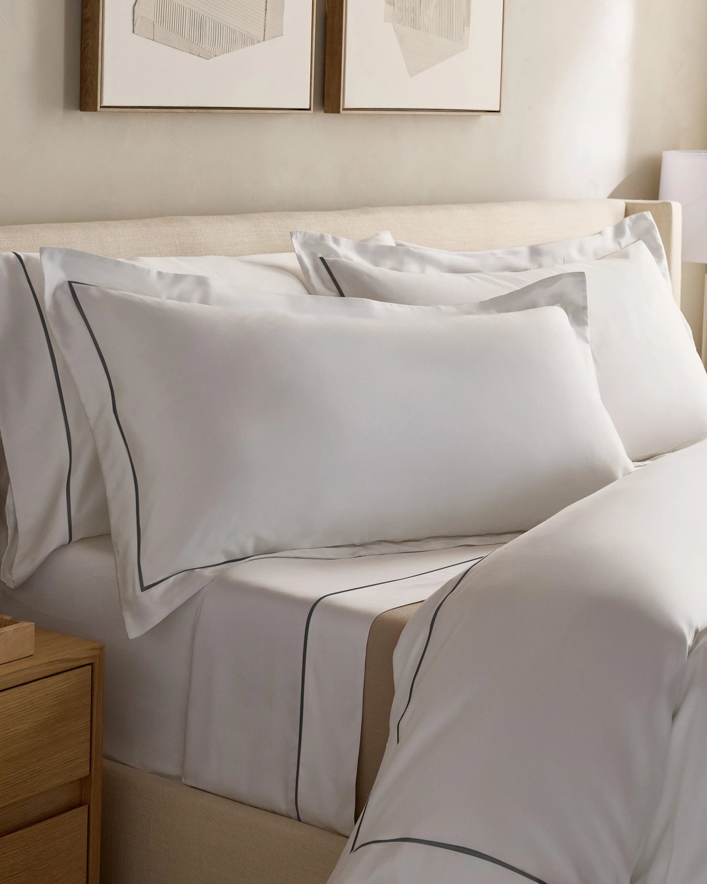 Signature Giza Cotton Sateen Deluxe Bedding Bundle - Twin / Dried Sage