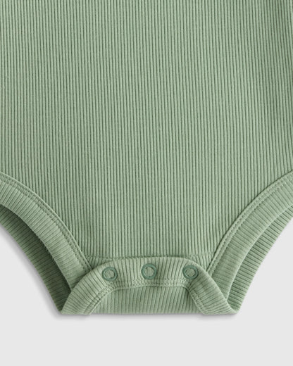 Softest Rib Short Sleeve Bodysuit - 0-3M / Deep Sea Blue