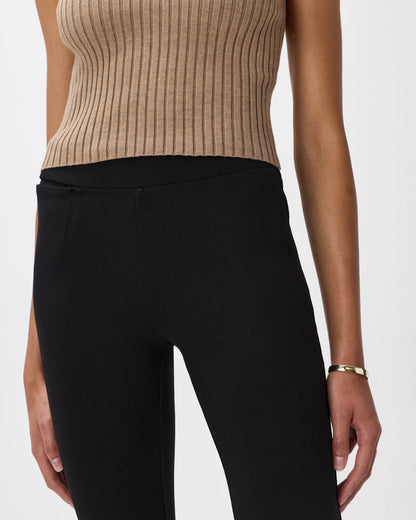 Ultra-Stretch Ponte Kick Flare Pants - XS / Olive