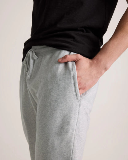 Organic Midweight French Terry Slim Joggers - XS / Light Heather Grey