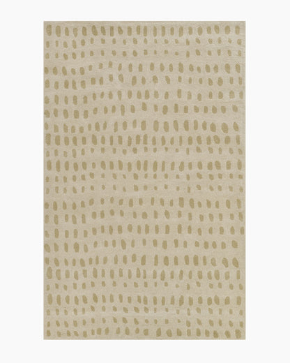Painterly Dots Hand-Tufted Wool Rug - 3'6" x 5'6" / Navy