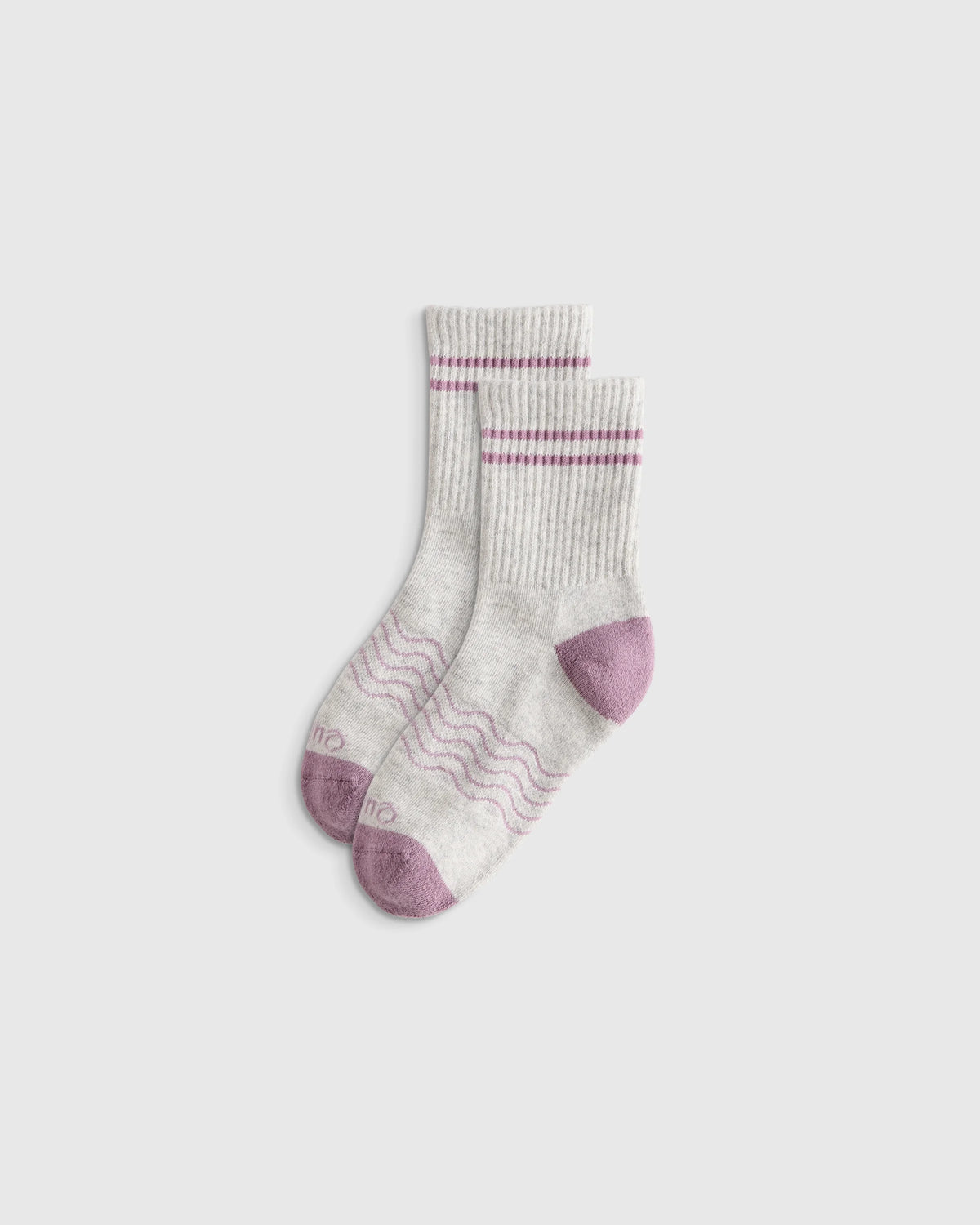 Kids Organic Cotton Quarter Crew Socks 8-Pack - S / White