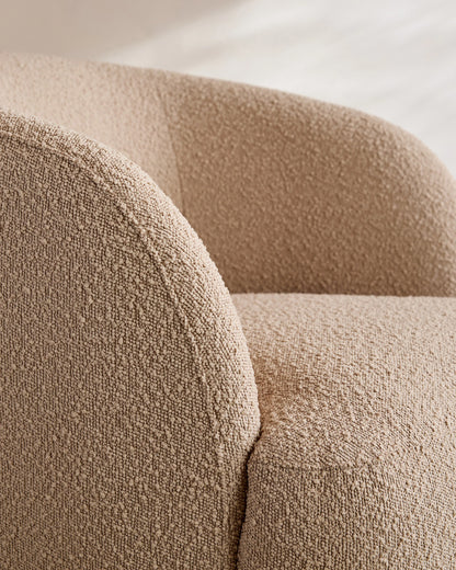 Performance Boucle Swivel Chair - One Size / Mocha Fog