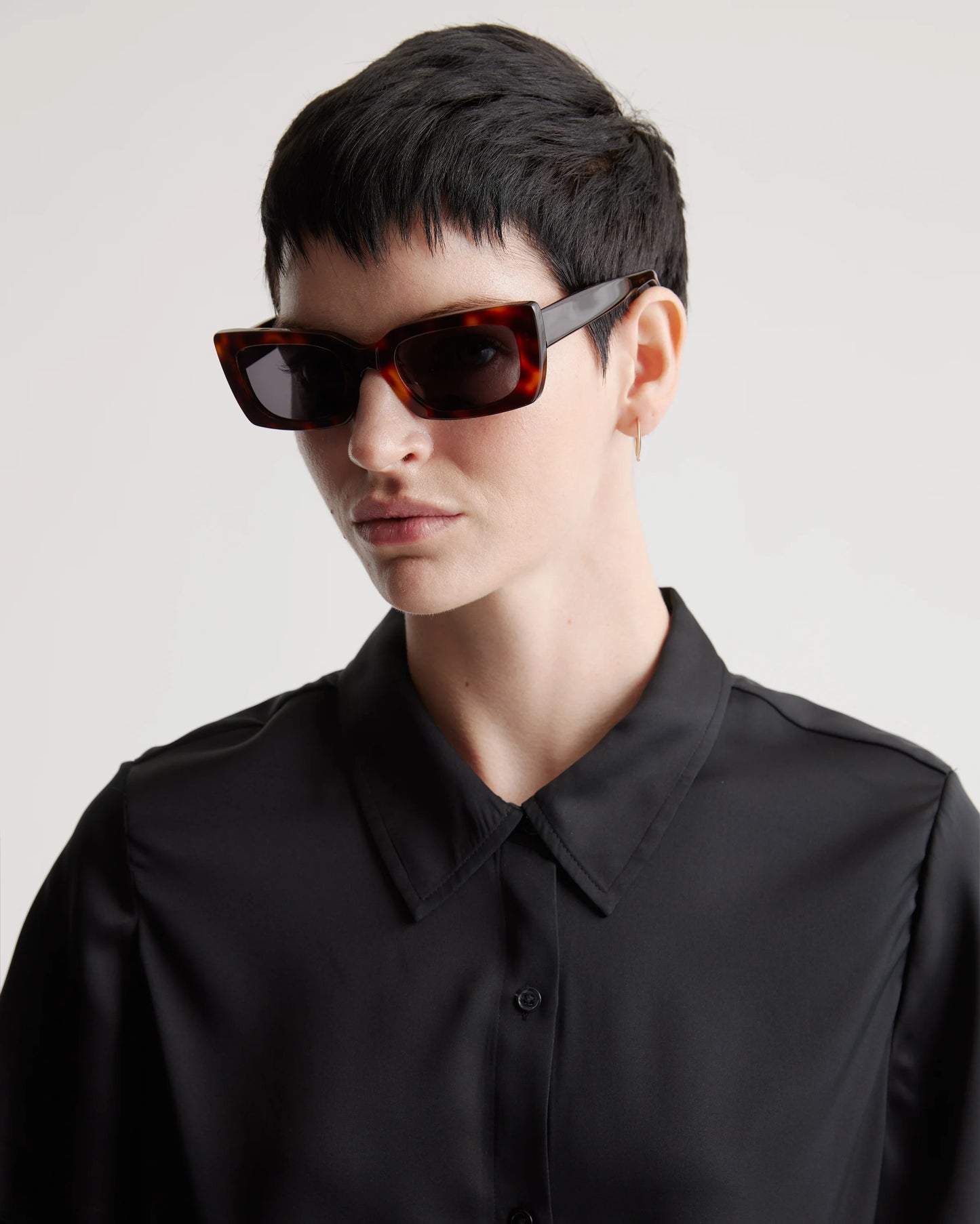 Emmerson Polarized Acetate Sunglasses - One Size / Ginger Tortoise with Grey Lens