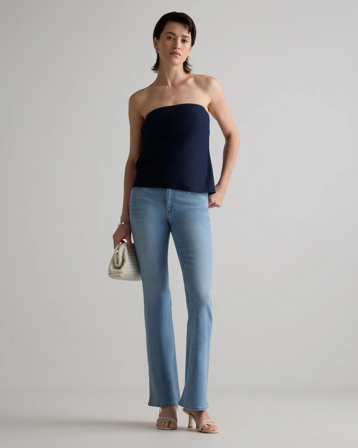 Luna Stretch Flare Jeans - 24 / Black