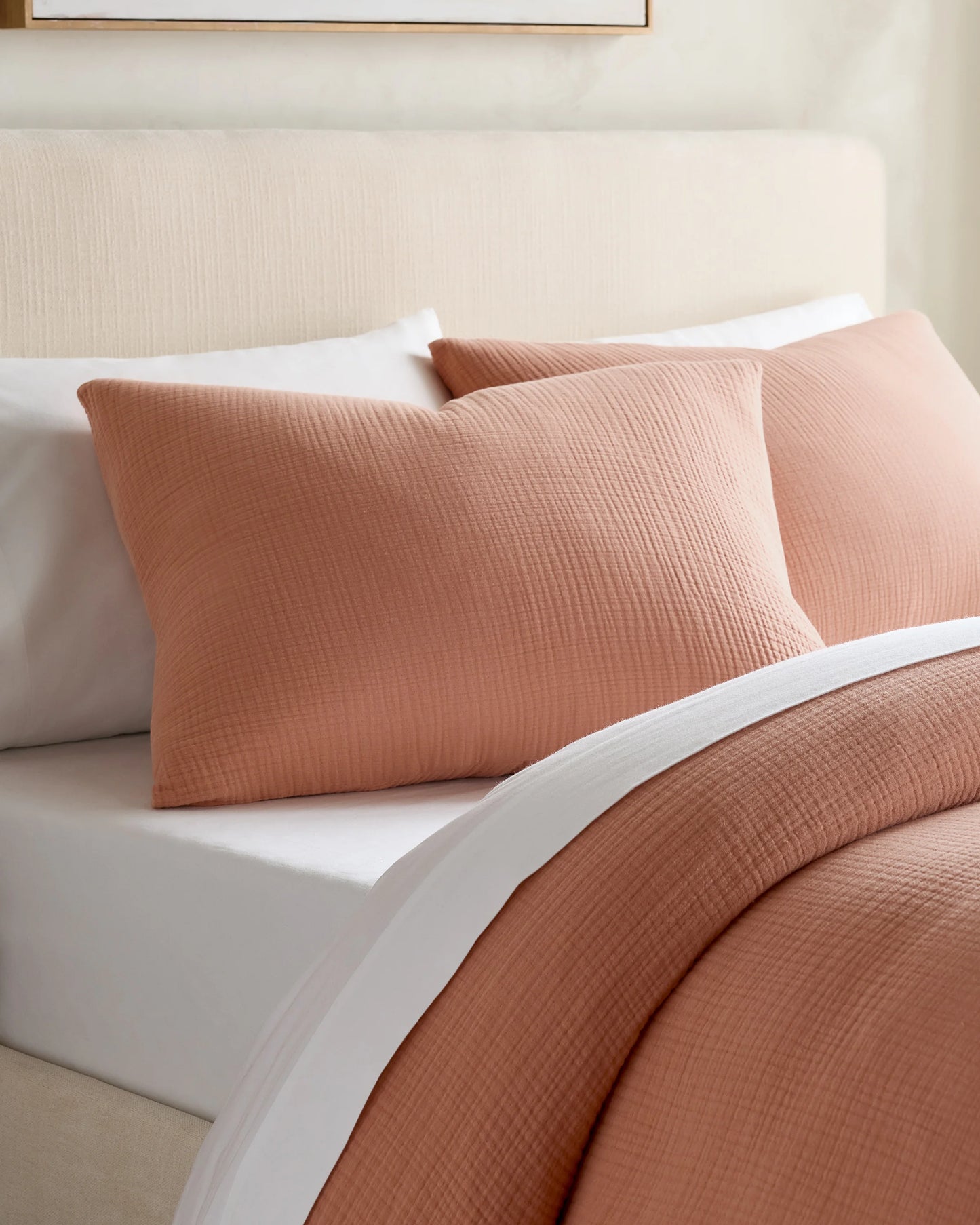Organic Cotton Gauze Duvet Cover - Twin / Dried Sage