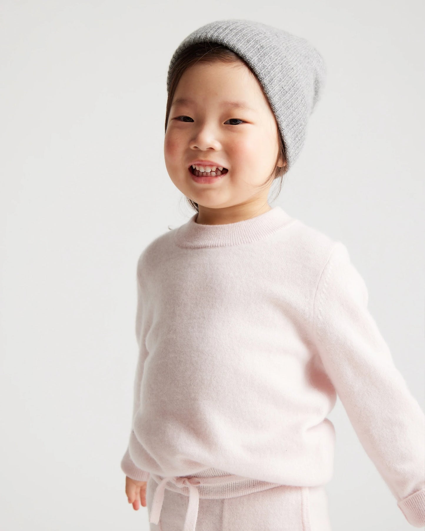 Washable Cashmere Crewneck Sweater - 2T / Forest Floor Green