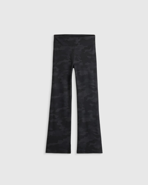 Girls Ultra-Form High Rise Flare Pant - 6 / Black Camo