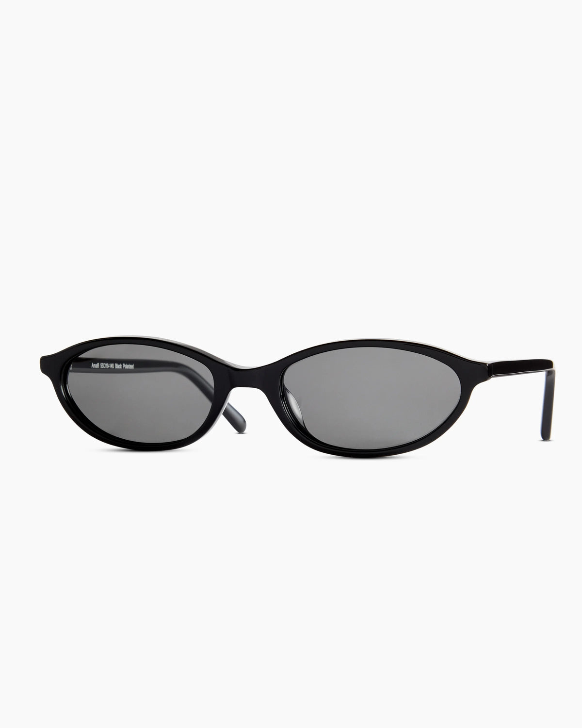 Amalfi Polarized Acetate Sunglasses - One Size / Black with Grey lens