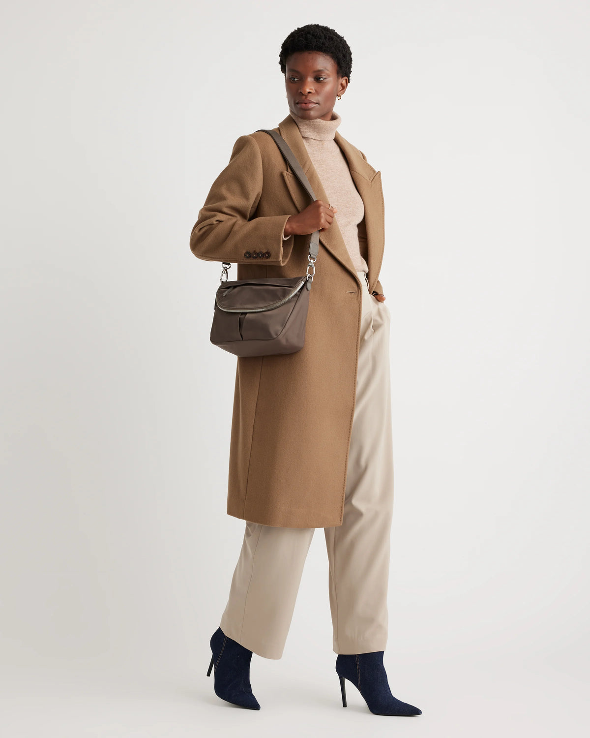 Revive Nylon Foldover Crossbody - One Size / Olive