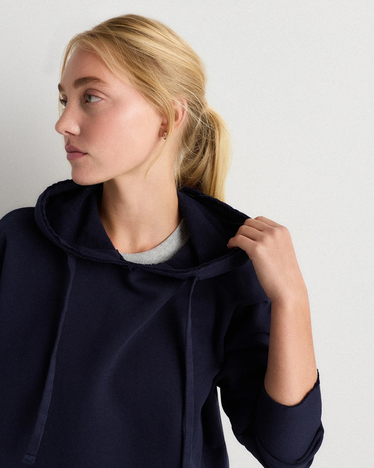 Organic French Terry Hoodie - XS / Ruby Red