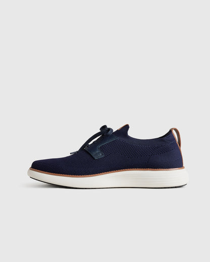 Engineered Knit Derby Sneaker - 7 / Black