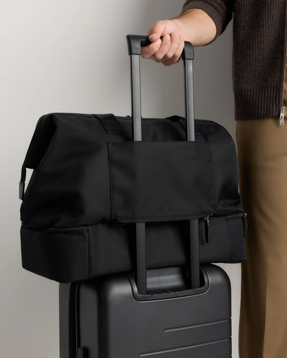 Voyage Nylon Dual Compartment Weekender - One Size / Black