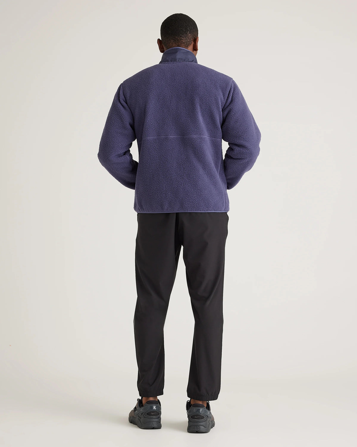 Sherpa Full Zip Jacket - S / Navy
