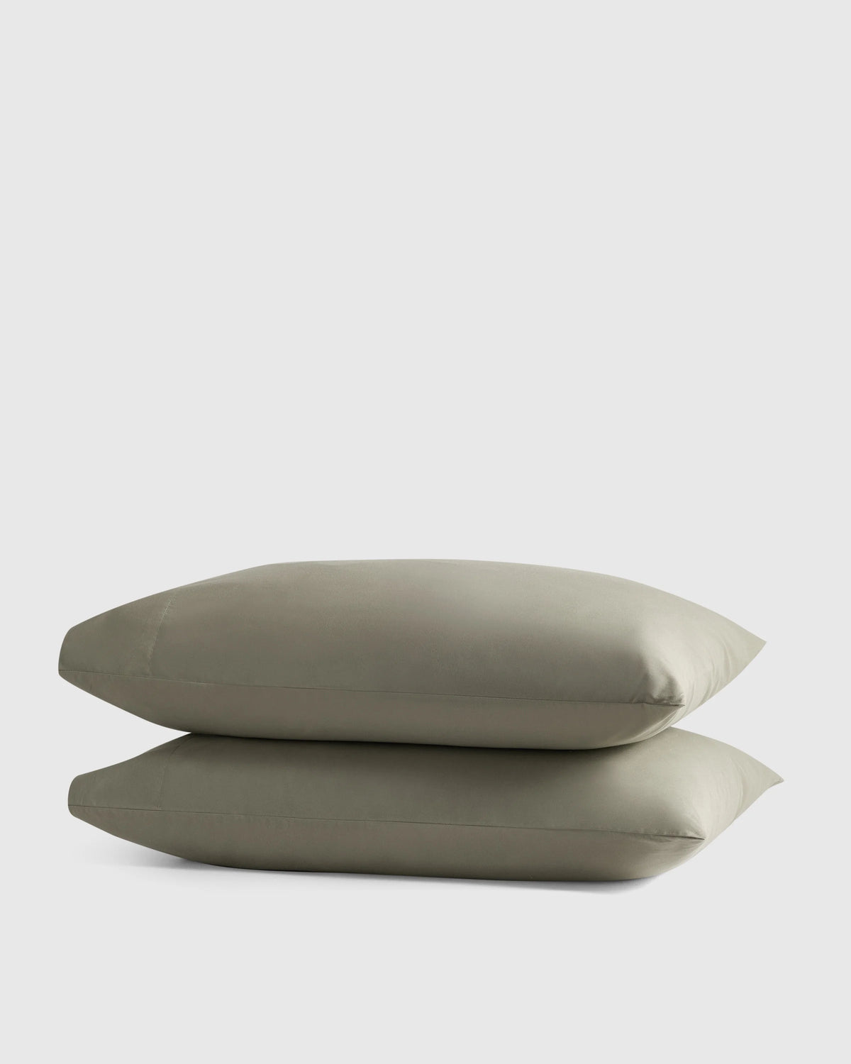 Organic Crisp Percale Pillowcase Set - Standard / White