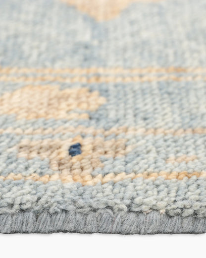 Kian Hand-Knotted Wool Rug - 5' x 8' / Blue