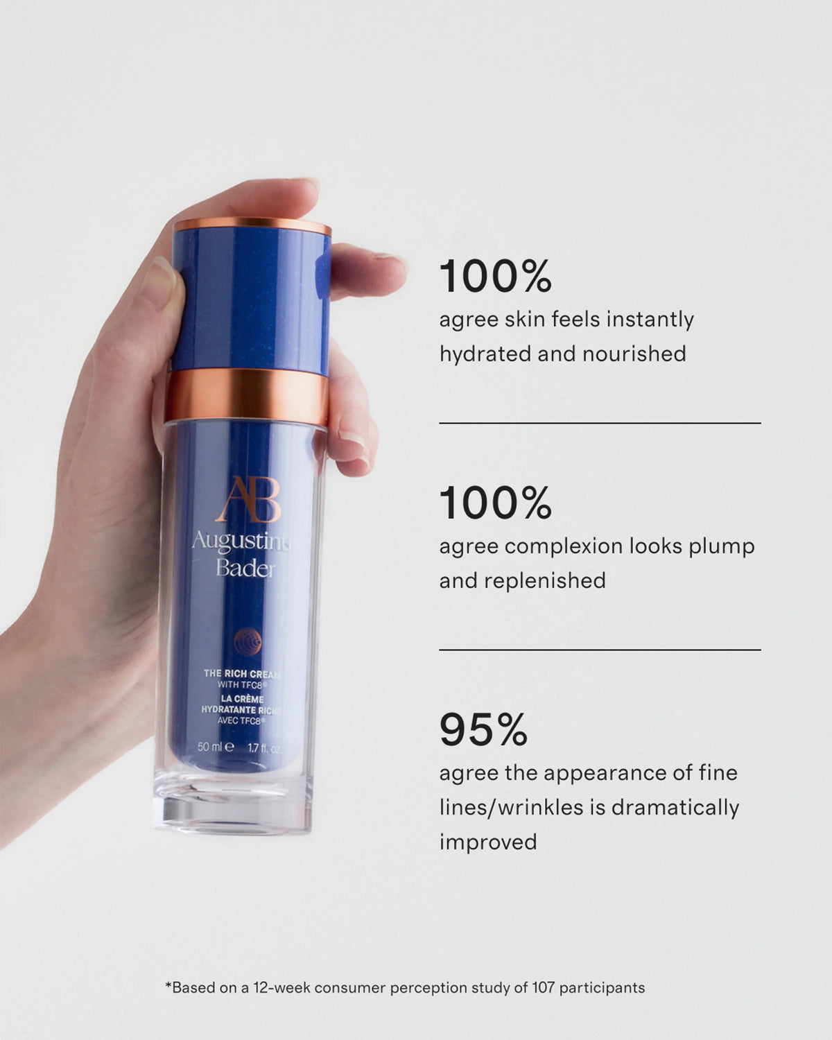 The Rich Cream by Augustinus Bader 50ml - One Size / No Color