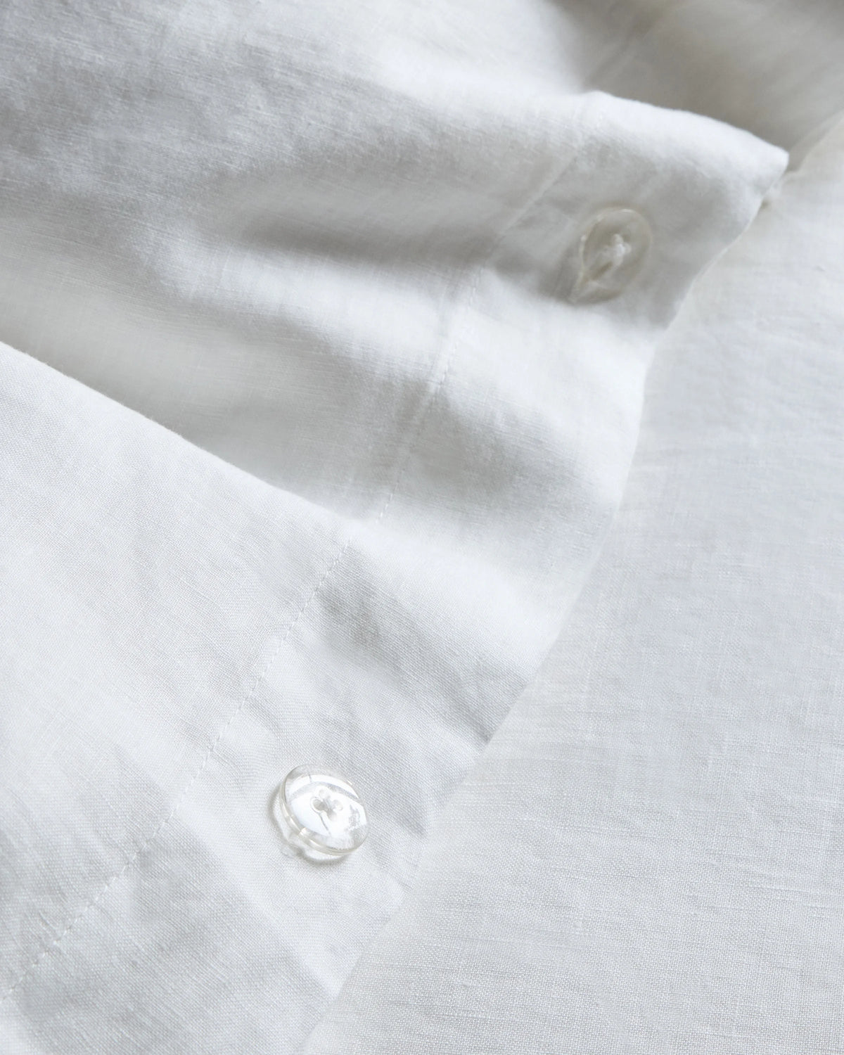 European Linen Duvet Cover Set - Twin / Peach