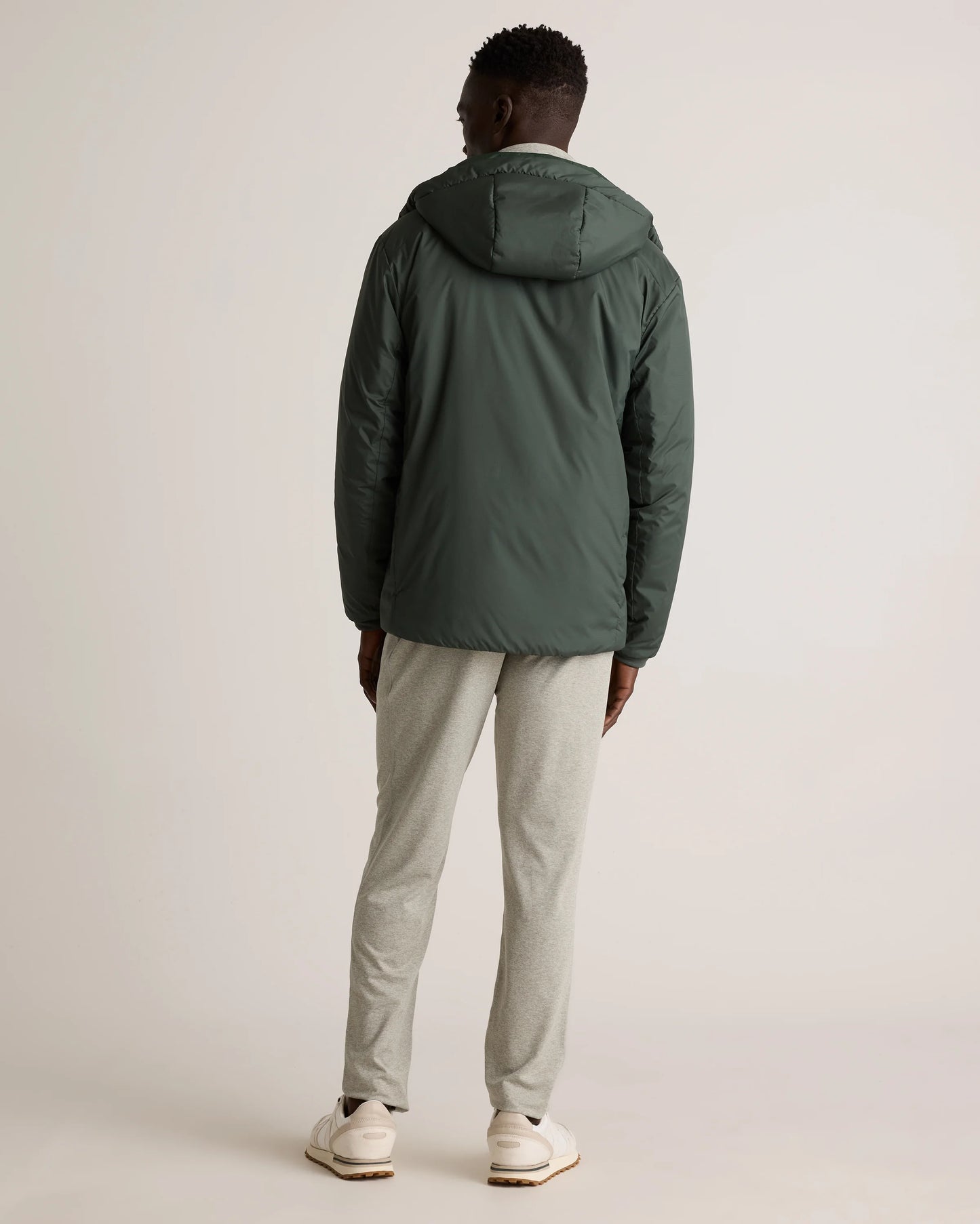 Hybrid Insulated Heavyweight Hooded Jacket - S / Verdant Pine