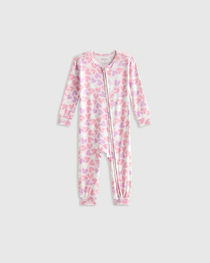 Bamboo One Piece Pajama - 0-3M / Wildflower Dreams