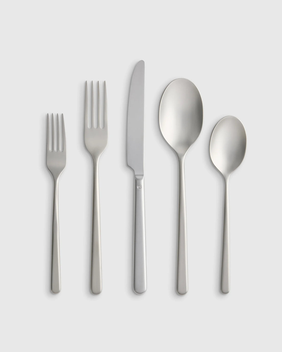 Gia Minimalist 20 Piece Flatware Set - One Size / Polished Stainless Steel