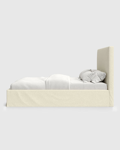 Slipcover Bed in Performance Linen - Full / Ivory