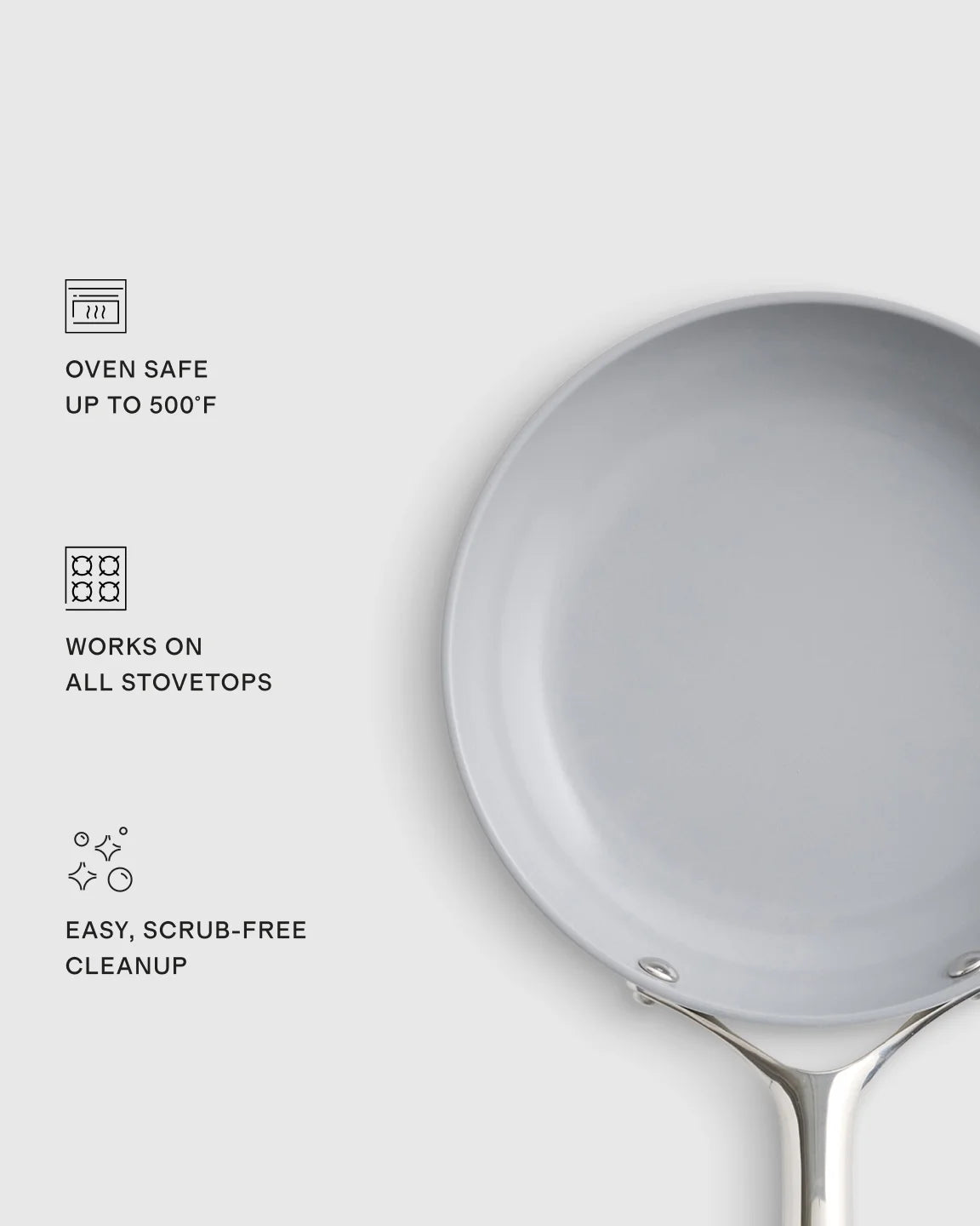 Ceramic Nonstick 7pc Cookware Set - One Size / Navy