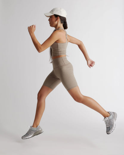 Ultra-Soft Bike Short - XS / Heather Espresso