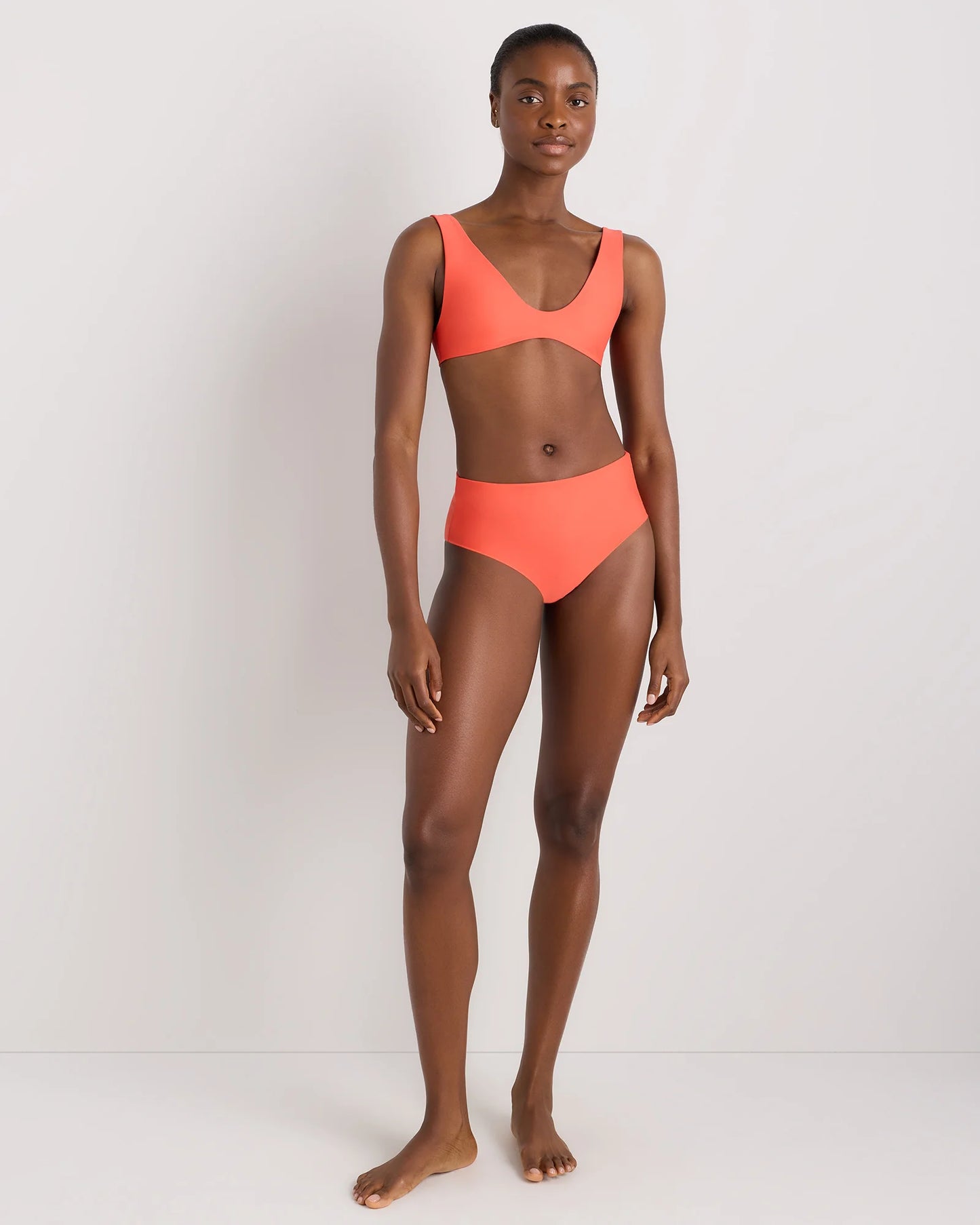 Italian High-Rise Bikini Bottom - XS / Black